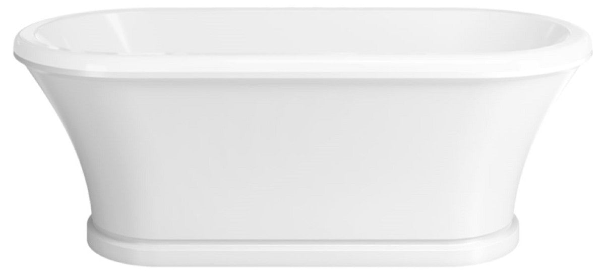 Jugendstil Badewanne Weiß 170 cm - Freistehende Retro Stil Badewanne