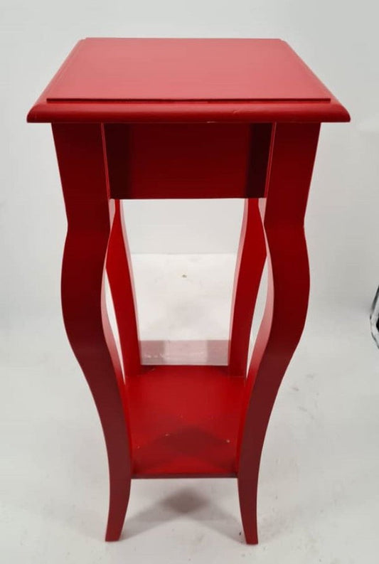 Landhausstil Beistelltisch Rot H. 90 cm - Landhausstil Möbel