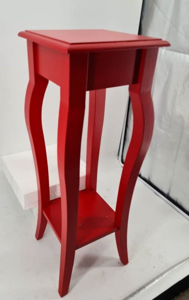 Landhausstil Beistelltisch Rot H. 90 cm - Landhausstil Möbel