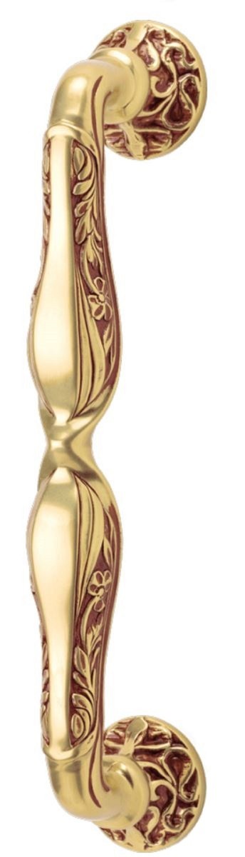 Jugendstil Türgriff Set Französisches Gold 4,6 x 28 cm - Luxus Qualität