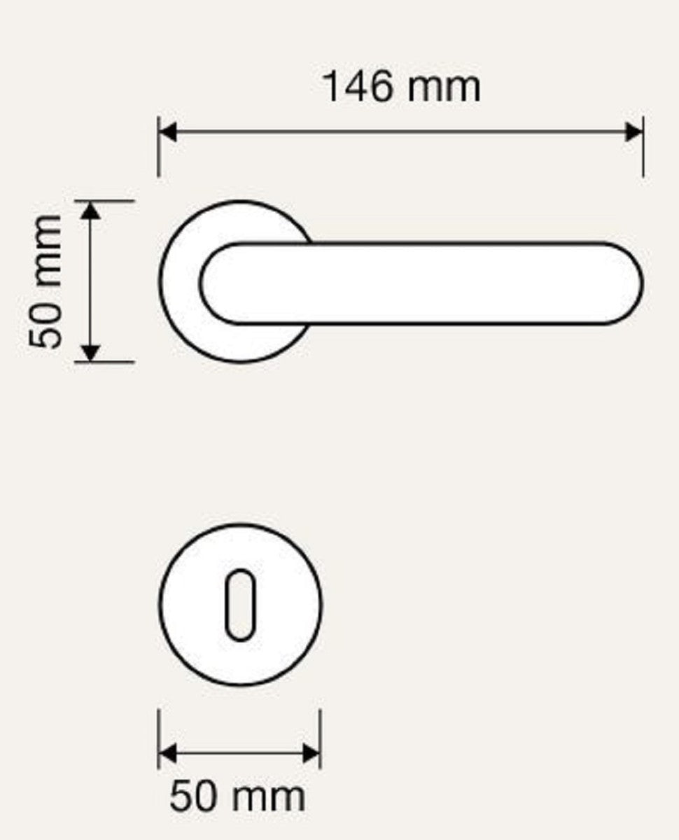 Jugendstil Türklinken Set Französisches Gold 14,6 x H. 5 cm - Barock & Jugendstil Türgriffe im klassischen Design