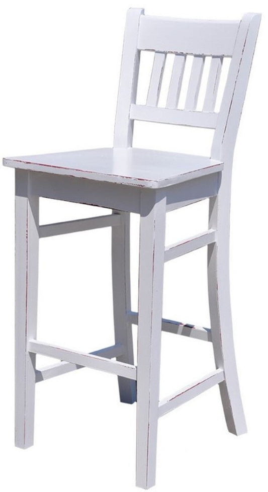 Landhausstil Barstuhl 47 x 47 x H. 107 cm - Verschiedene Farben - Landhausstil Shabby Chic Möbel