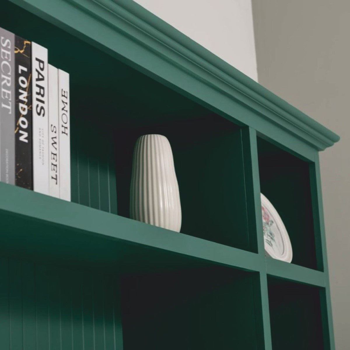 Landhausstil Bücherschrank Grün 254 cm - Landhausstil Möbel