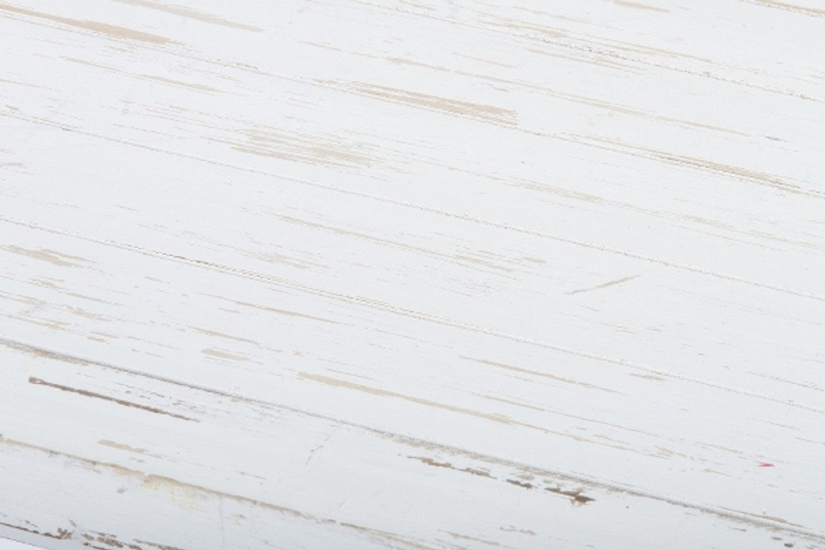 Landhausstil Esstisch Antik Weiß 100 x 50 x H. 70 cm - Kleiner Shabby Chic Esszimmertisch