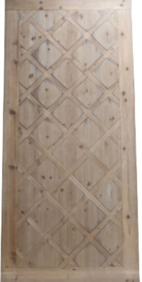 Landhausstil Esstisch Weiß / Naturfarben 200 x 90 x H. 75 cm - Landhausstil Esszimmermöbel