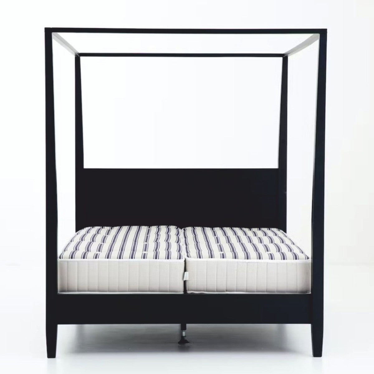 Landhausstil Himmelbett Schwarz - Verschiedene Größen - Schlafzimmer Möbel
