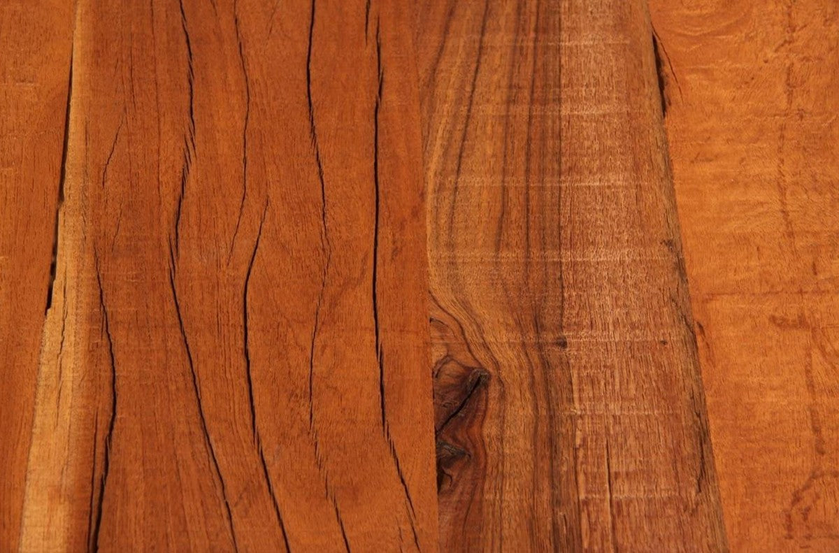 Landhausstil Couchtisch Naturfarben / Schwarz 120 x 60 x H. 46 cm - Wohnzimmermöbel