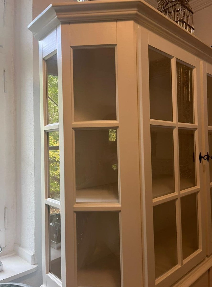 Landhausstil Esszimmer Schrank Weiß 160 x H. 200 cm - Landhausstil Möbel