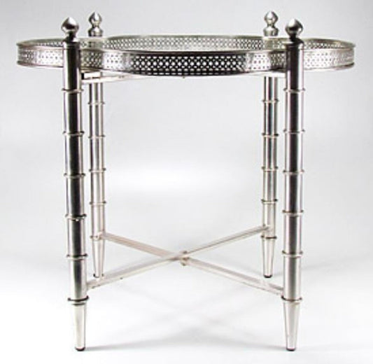 Beistelltisch Silber 60 x 60 x H. 60 cm - Luxus Kollektion