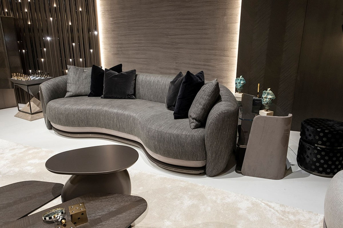 Luxus Wohnzimmer Beistelltisch Bronze H. 55 cm - Hotel Tisch - Wohnzimmer Möbel - Hotel Möbel - Luxus Qualität