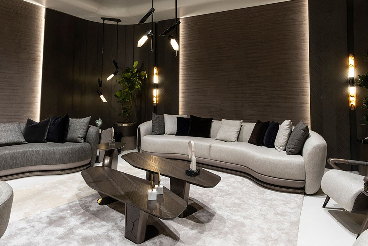 Luxus Wohnzimmer Beistelltisch Bronze H. 55 cm - Hotel Tisch - Wohnzimmer Möbel - Hotel Möbel - Luxus Qualität