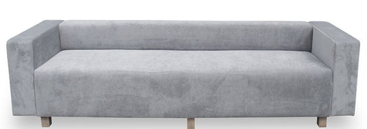 Luxus Wohnzimmer Samt Sofa 260 x 75 x H. 70 cm - Verschiedene Farben - Wohnzimmermöbel