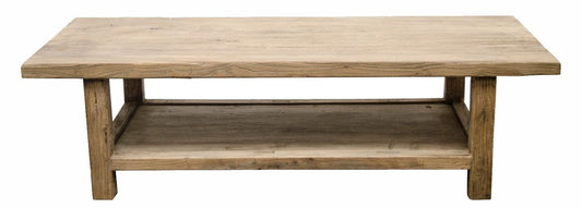 Landhausstil Couchtisch Naturfarben 160 x 60 x H. 45 cm - Wohnzimmermöbel im Landhausstil