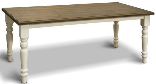 Landhausstil Esstisch - Verschiedene Farben & Größen - Massivholz Küchentisch - Esszimmer Möbel im Landhausstil