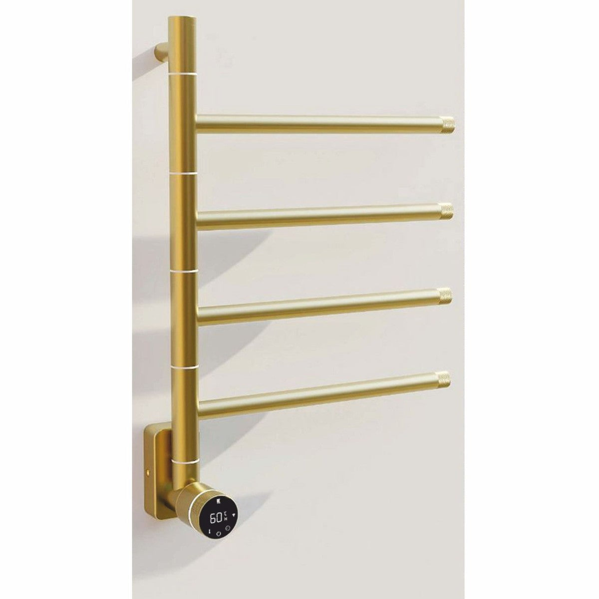 Elektrischer Luxus Handtuchwärmer Gold 41 x H. 58 cm - Badezimmer Zubehör