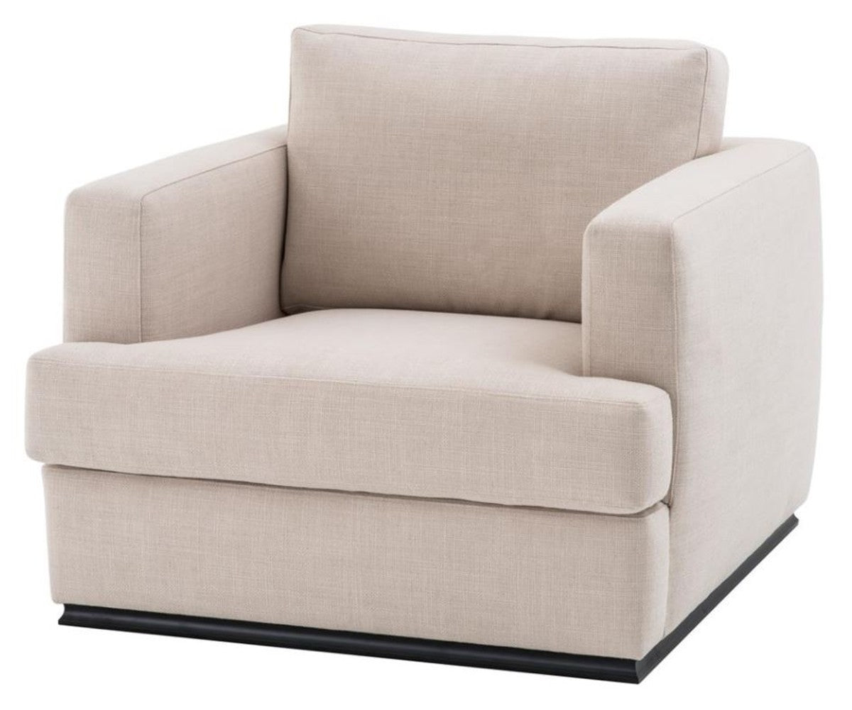 Sessel Naturfarbig 96 x 103 x H. 86 cm - Luxus Qualität