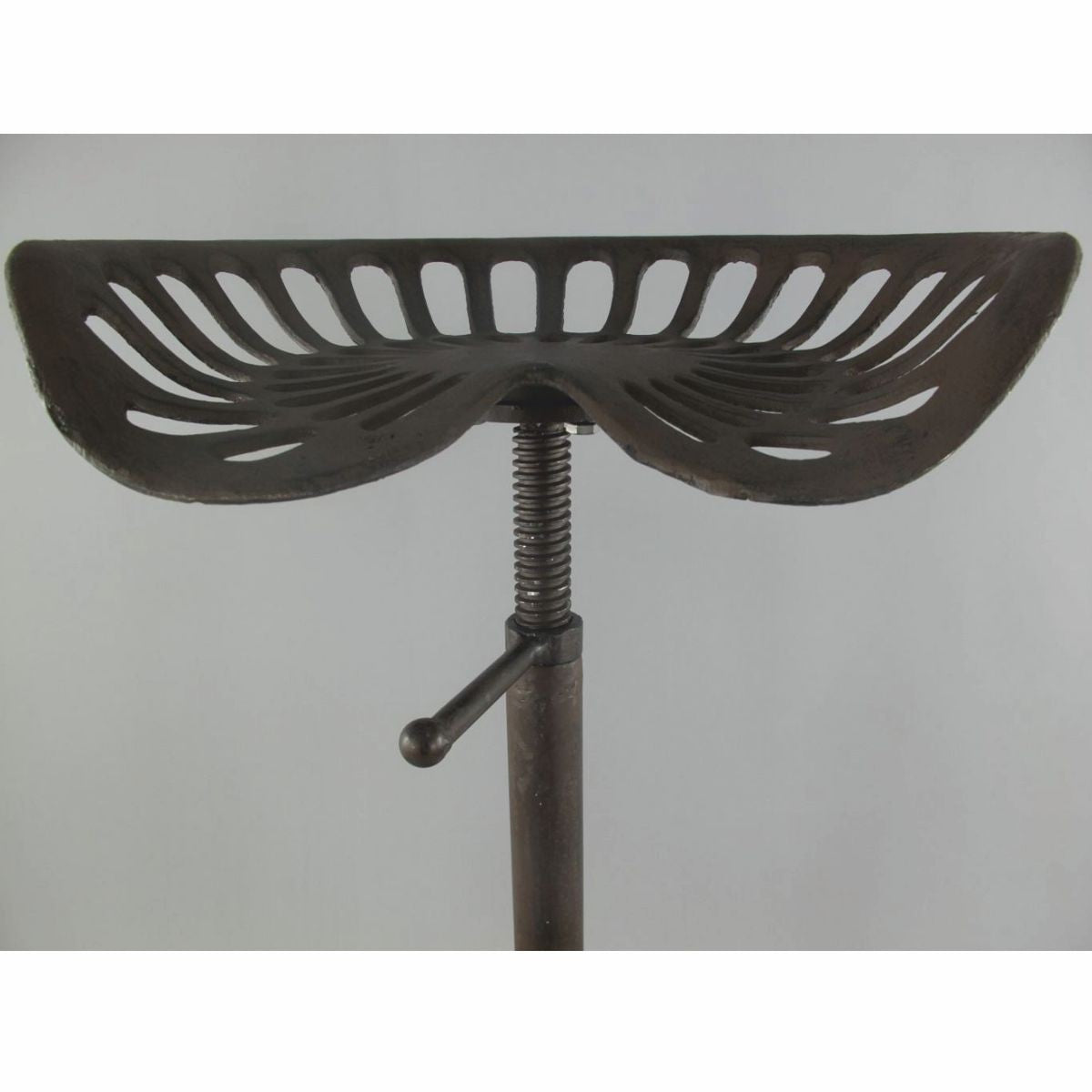 Industrie Stil Gusseisen Barhocker Rustikal Braun H. 75 cm