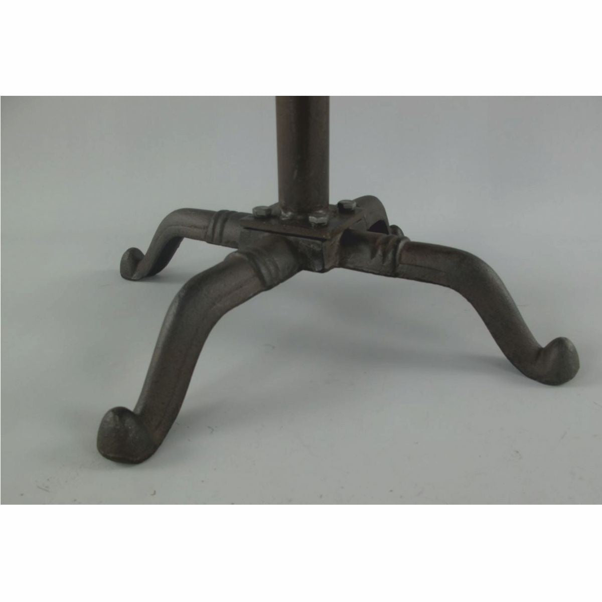 Industrie Stil Gusseisen Barhocker Rustikal Braun H. 75 cm