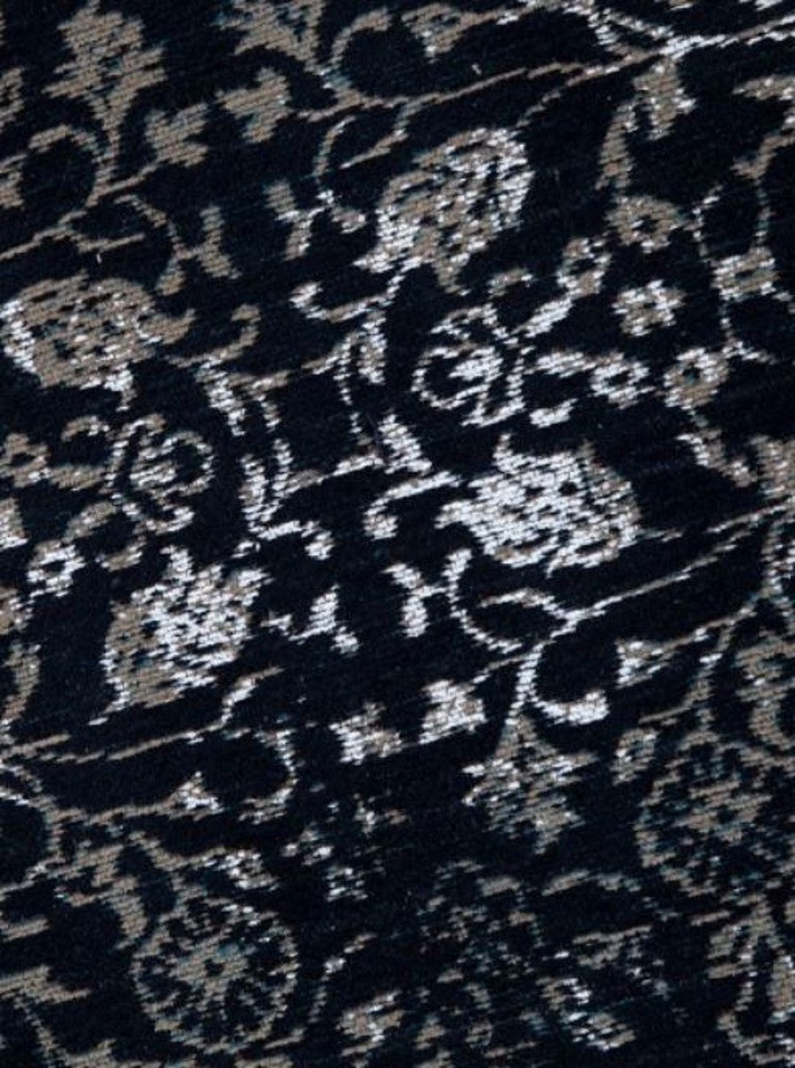 Wohnzimmer Teppich Vintage Blau / Mehrfarbig 160 x 240 cm - Rechteckiger Baumwoll Teppich - Wohnzimmer Deko Accessoires