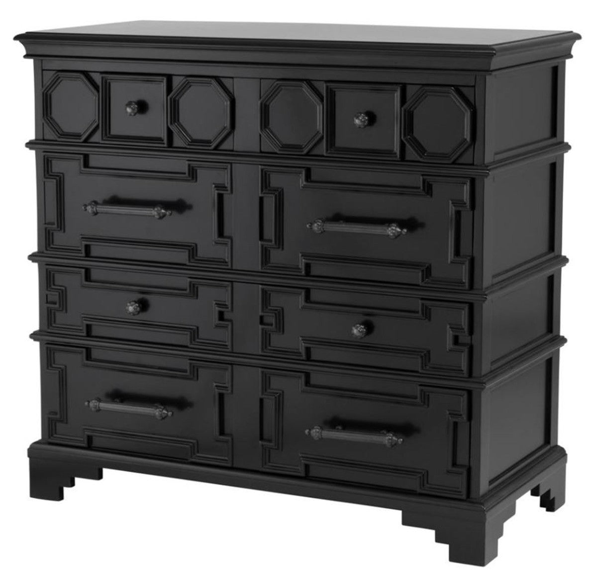 Designer Mahagoni Kommode 107 x 51 x H. 101 cm - Luxus Qualität