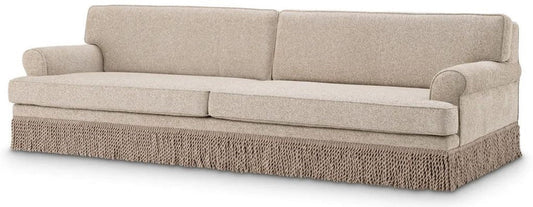 Luxus Wohnzimmer Sofa Beige 277 x 101 x H. 77 cm