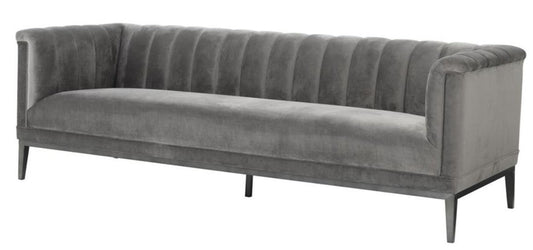 Sofa Grau 230 x 86 x H. 75 cm - Luxus Kollektion