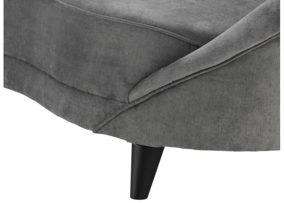Designer Sofa Hellgrau 245 x 87 x H. 79 cm - Luxus Hoteleinrichtung