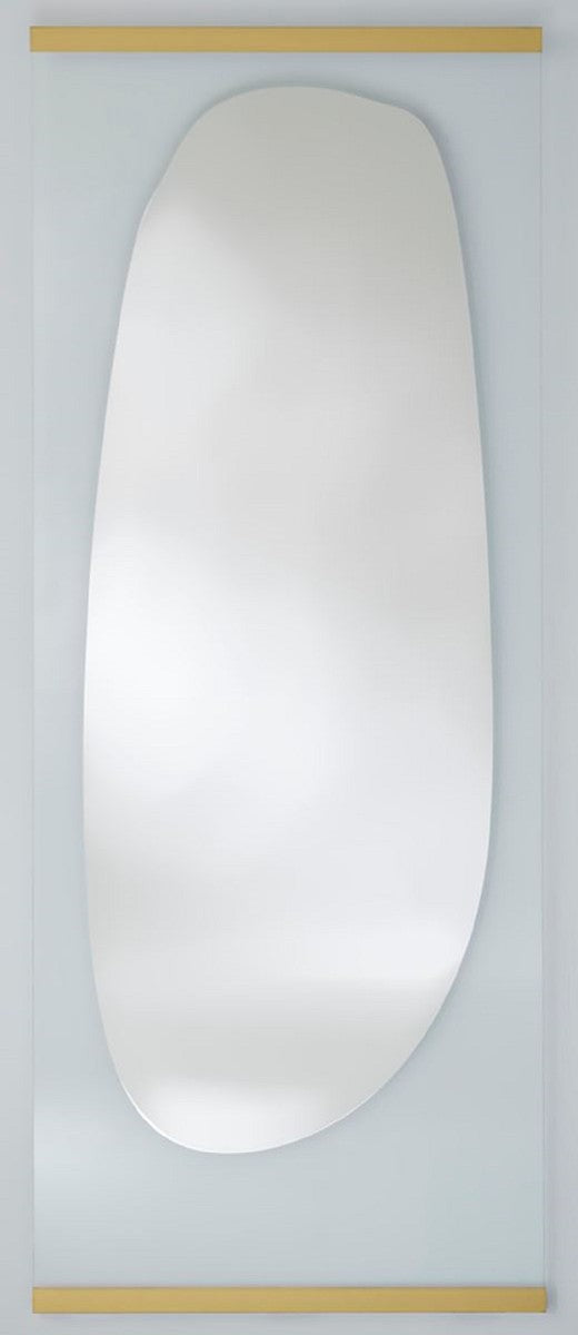 Designer Spiegel Gold 71 x H. 178 cm - Eleganter Wandspiegel - Luxus Kollektion