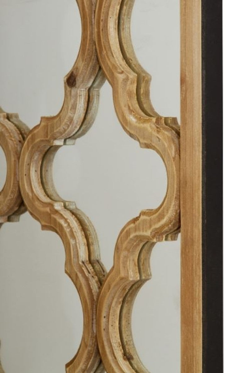 Designer Spiegel / Wandspiegel Naturfarben 61 x H. 122 cm - Designermöbel