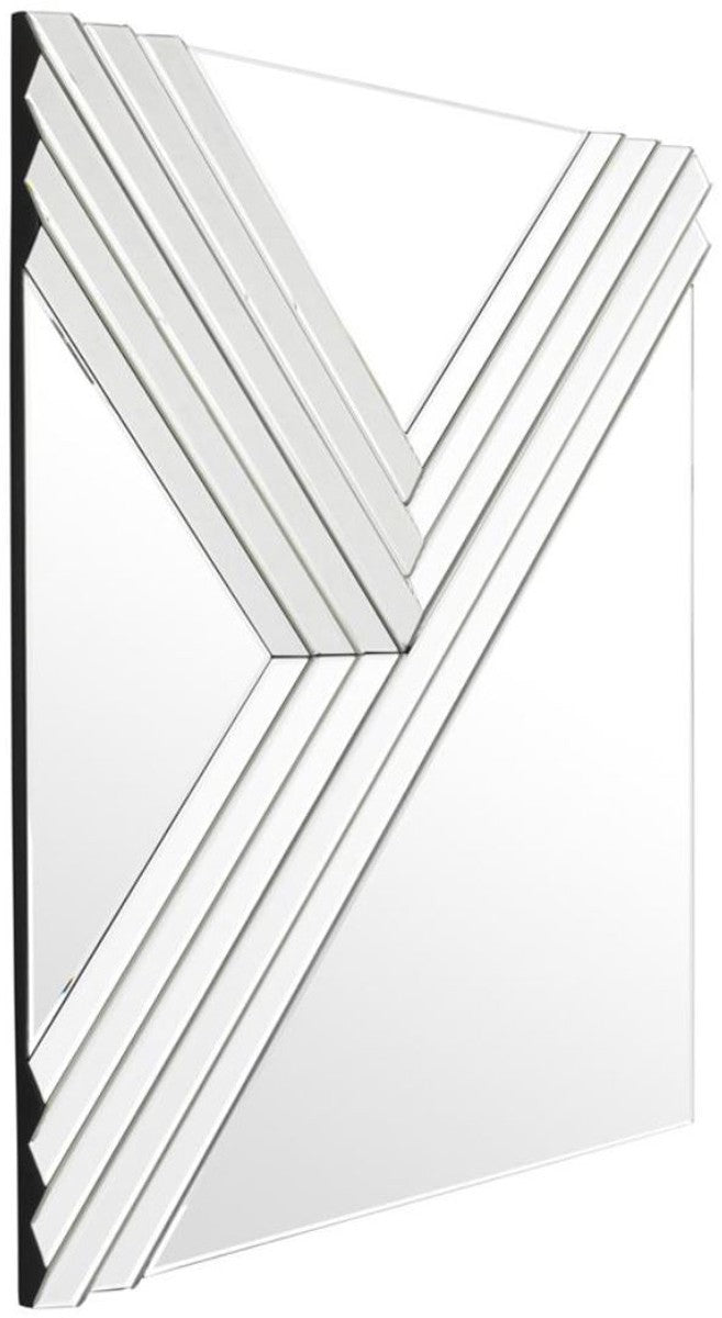 Designer Spiegel / Wandspiegel 100 x H. 100 cm - Luxus Möbel