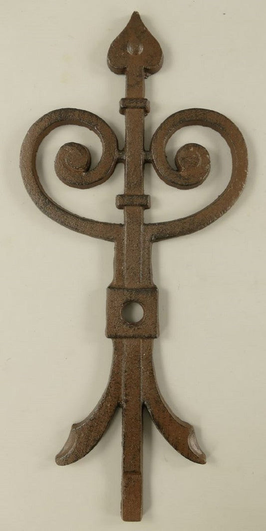 Wanddeko Anker Rustikal Braun 23 x 1,5 x H. 50 cm - Nostalgischer Metall Anker - Wohnzimmer Deko - Garten Deko - Terrassen Deko - Deko Accessoires