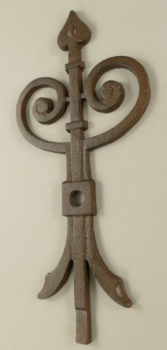 Wanddeko Anker Rustikal Braun 23 x 1,5 x H. 50 cm - Nostalgischer Metall Anker - Wohnzimmer Deko - Garten Deko - Terrassen Deko - Deko Accessoires