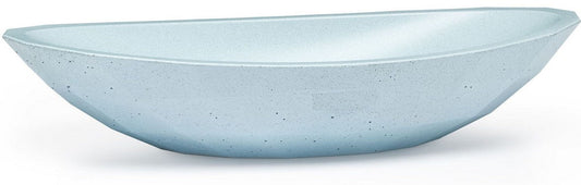 Luxus Waschbecken Schale Hellblau 60,9 x 29,7 x H. 11,9 cm - Handgefertigtes Beton Waschbecken - Badezimmer Accessoires - Luxus Badezimmer Zubehör