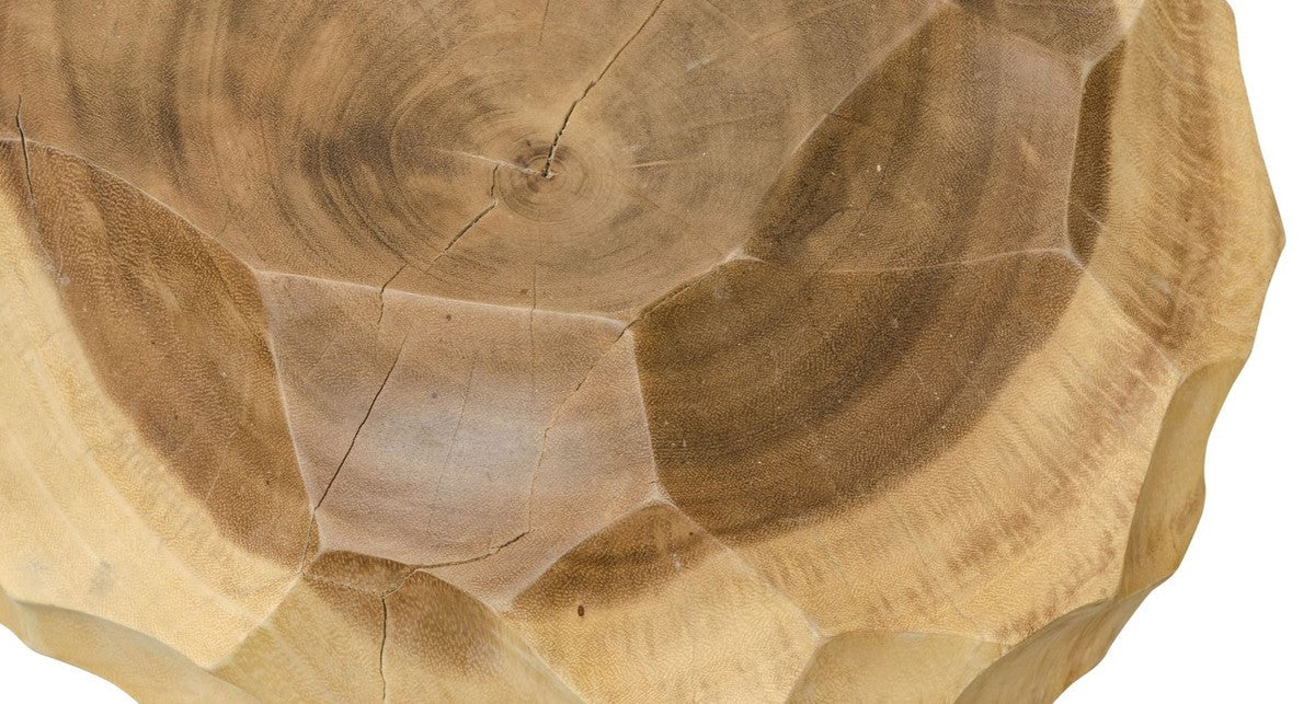 Luxus Wohnzimmer Beistelltisch Naturfarben - Designer Wohnzimmermöbel