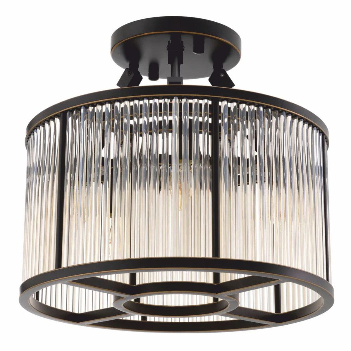 Luxus Wohnzimmer Deckenleuchte Bronze Ø 45 cm - Luxus Leuchten