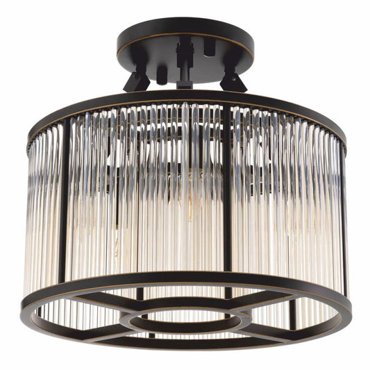 Luxus Wohnzimmer Deckenleuchte Bronze Ø 45 cm - Luxus Leuchten