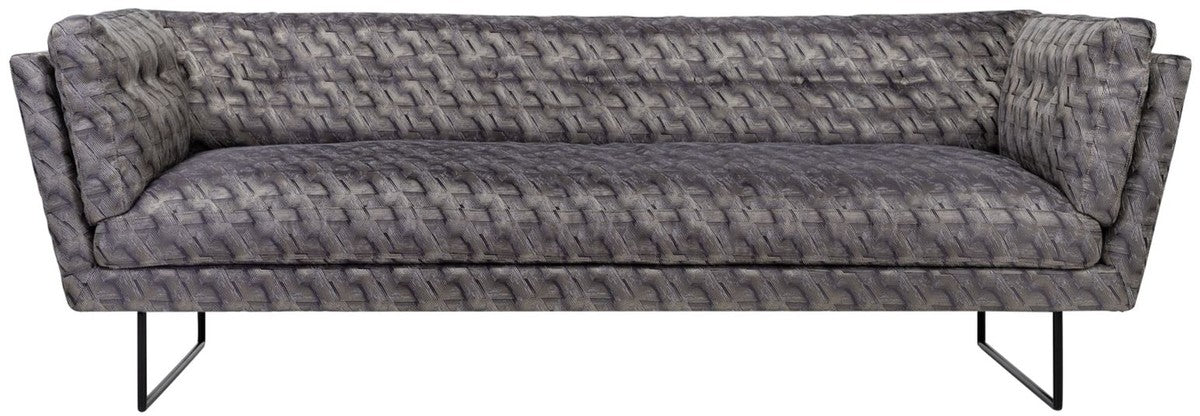Luxus Wohnzimmer Sofa Bronze / Braun / Schwarz 230 x 87 x H. 78 cm - Wohnzimmermöbel