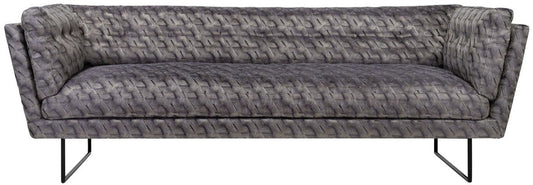 Luxus Wohnzimmer Sofa Bronze / Braun / Schwarz 230 x 87 x H. 78 cm - Wohnzimmermöbel