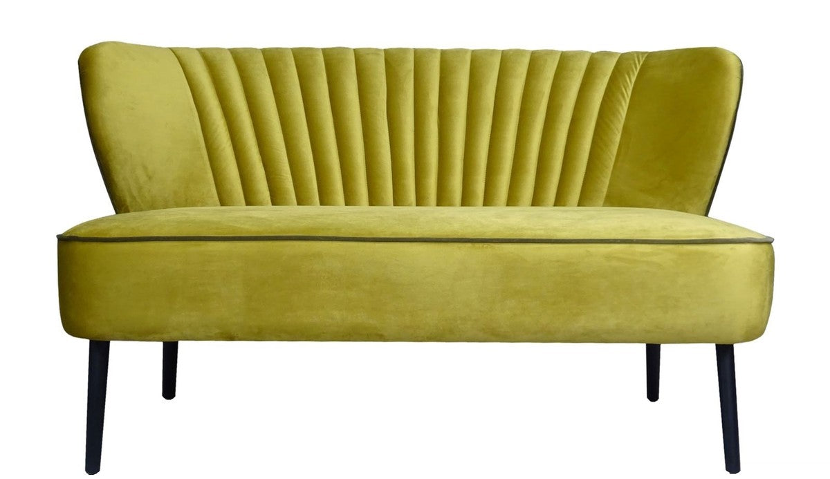 Luxus Wohnzimmer Sofa Gold 129 x 75 x H. 73,5 cm - Designer Möbel