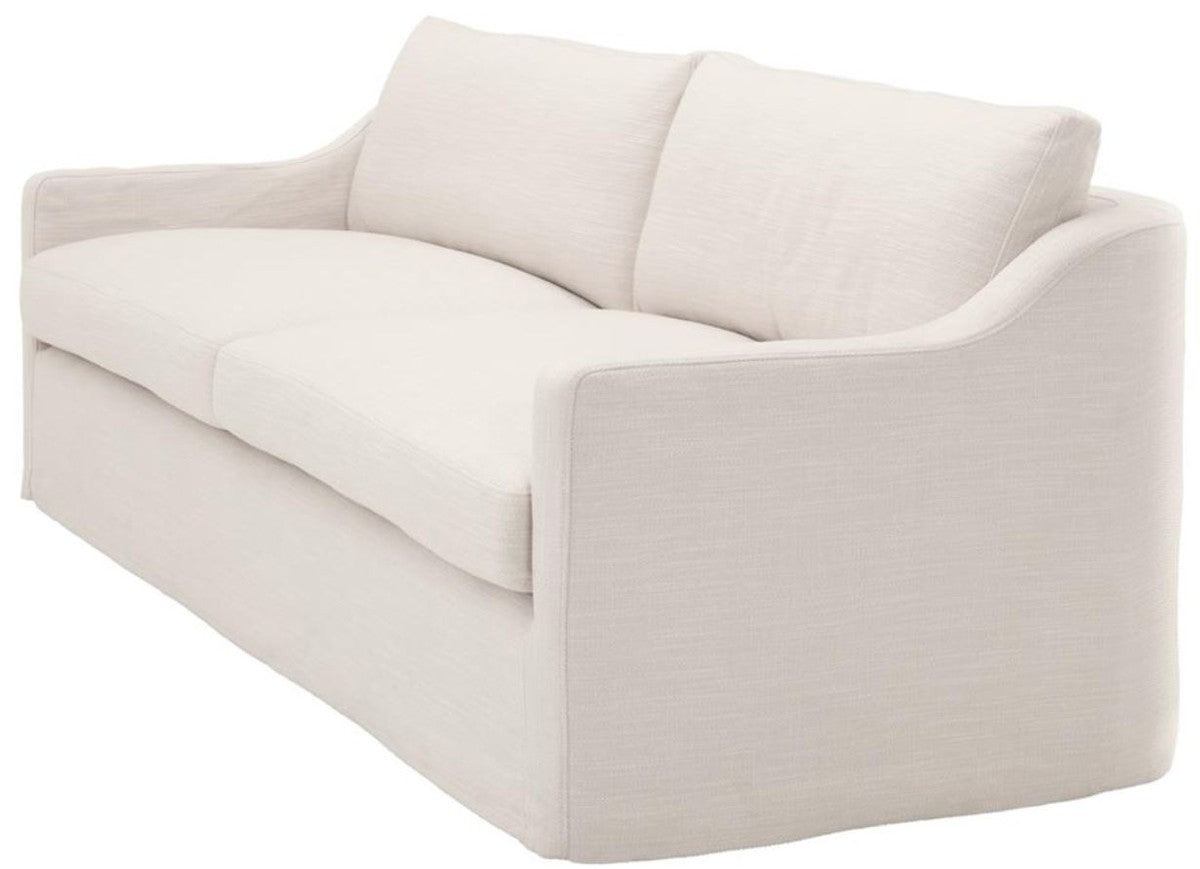 Luxus Wohnzimmer Sofa Weiß 230 x 100 x H. 75 cm - Wohnzimmermöbel