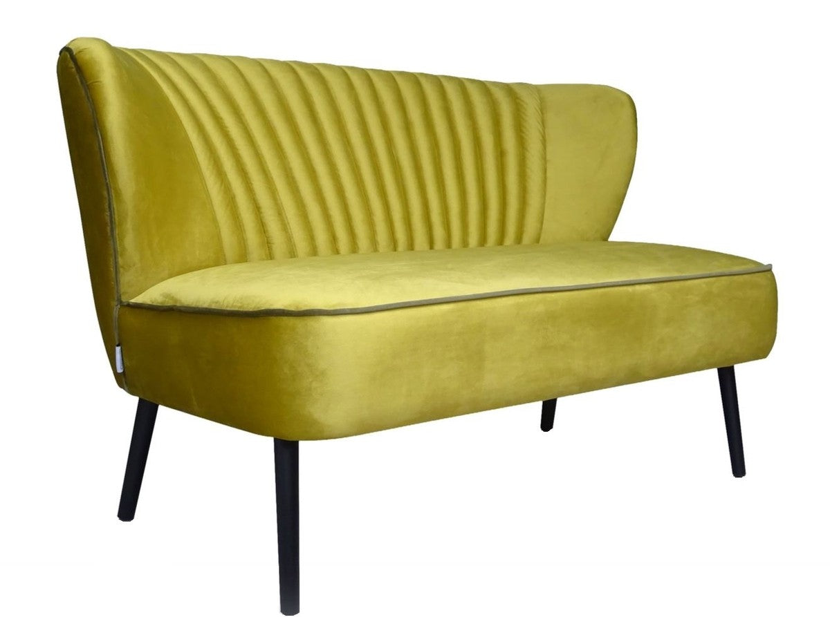 Luxus Wohnzimmer Sofa Gold 129 x 75 x H. 73,5 cm - Designer Möbel