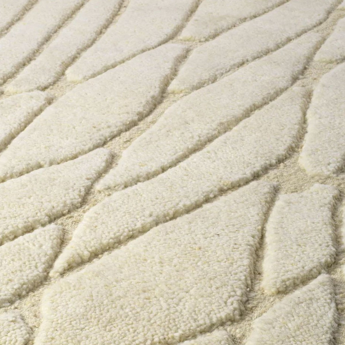 Luxus Wohnzimmer & Hotel Teppich Elfenbein - Verschiedene Größen