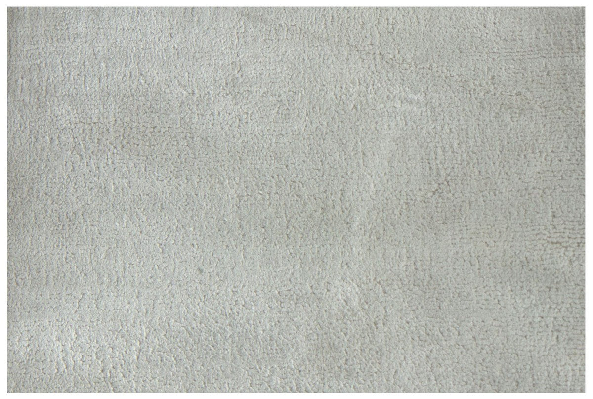 Luxus Wohnzimmer Teppich Silber-Beige 300 x 400 cm - Rechteckiger Viskose Teppich - Luxus Qualität - Wohnzimmer Deko Accessoires