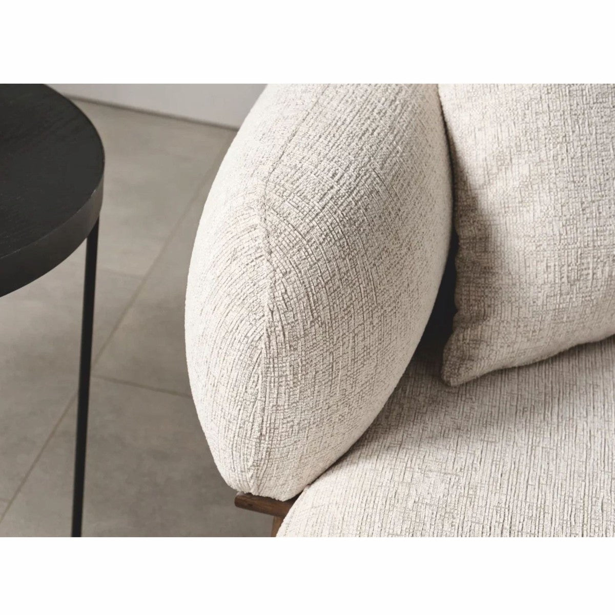 Luxus Wohzimmer & Hotel Sofa Hellgrau / Dunkelbraun 230 cm - Luxus Möbel