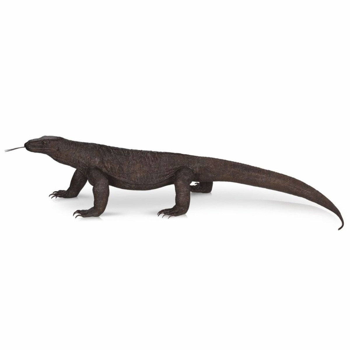 XXL Garten Deko Bronze Skulptur Komodowaran 280 cm - Lebensgroße Bronze Figur