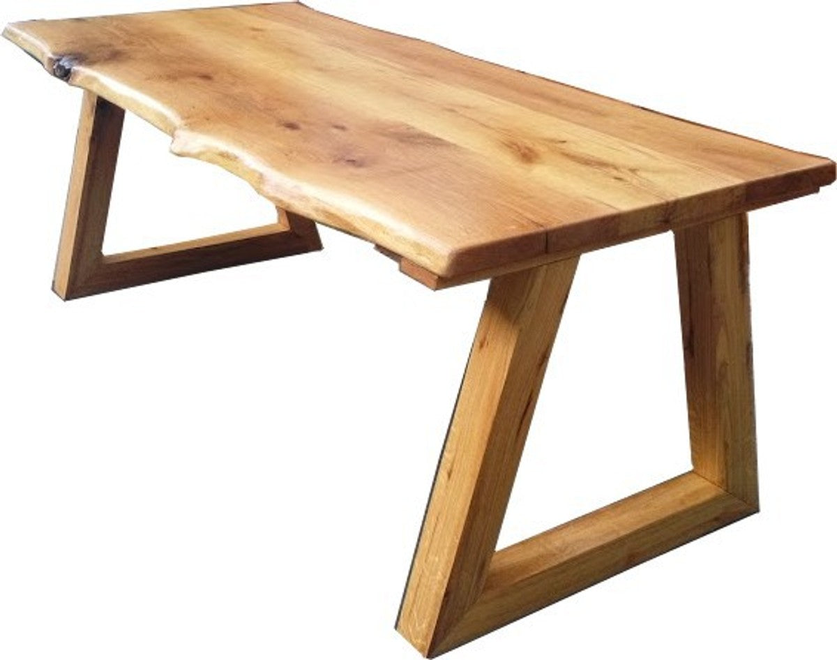 Vintage Esstisch Eiche Rustikal Massiv 200 x 100 cm Mod TR5 - Landhaus Stil Tisch massives Eichenholz