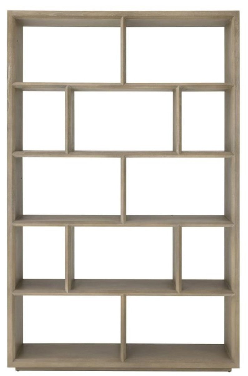 Regalschrank / Bücherschrank Hellbraun 150 x 40 x H. 230 cm - Luxus Schrank
