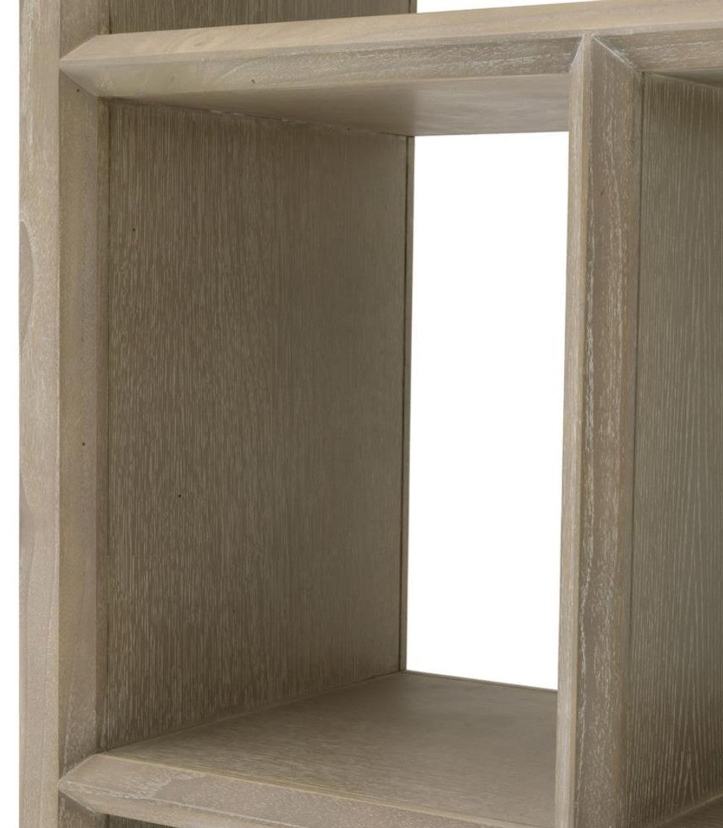 Regalschrank / Bücherschrank Hellbraun 150 x 40 x H. 230 cm - Luxus Schrank