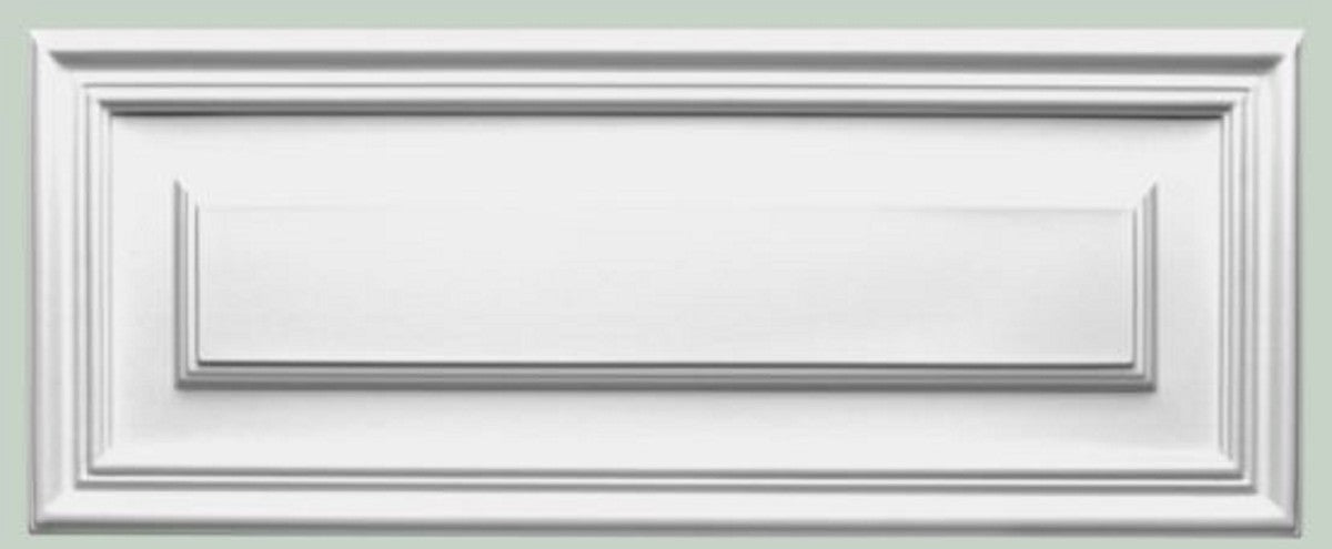 Wandpaneel Weiß 55 x 1,7 x H. 22 cm - Rechteckiges Paneel - Deko Accessoires