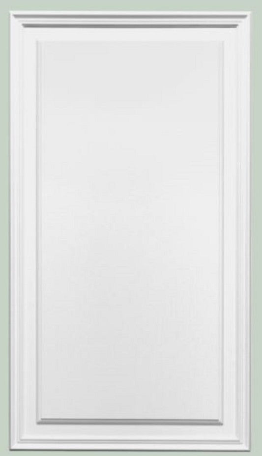 Wandpaneel Weiß 55 x 1,7 x H. 90,5 cm - Rechteckiges Paneel - Deko Accessoires